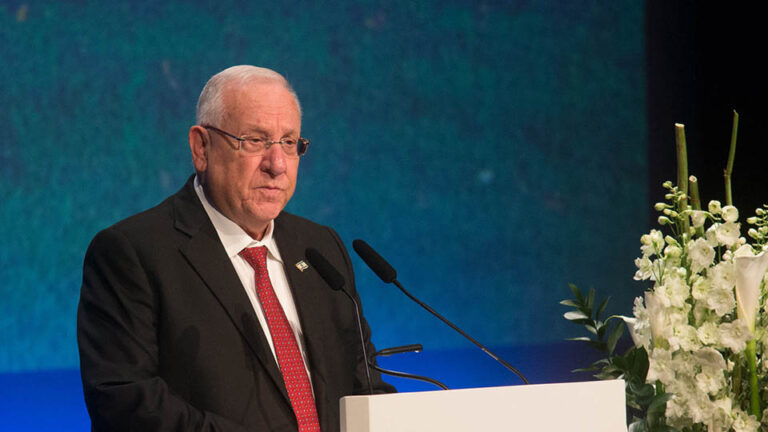 Forderte eine Gedenkminute bei Olympia: Israels Präsident Rivlin